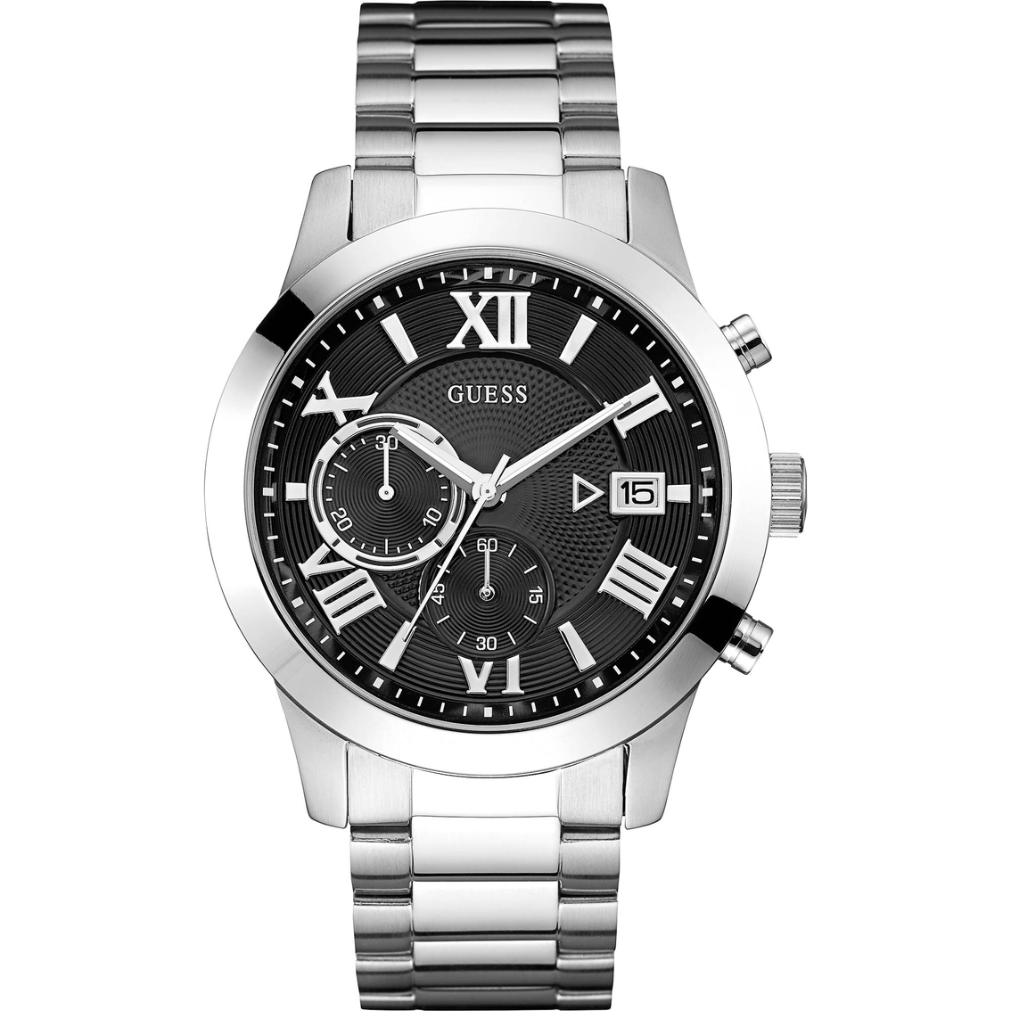Guess Men's Chronograph With Stopwatch Function And Date U0668g3 ...