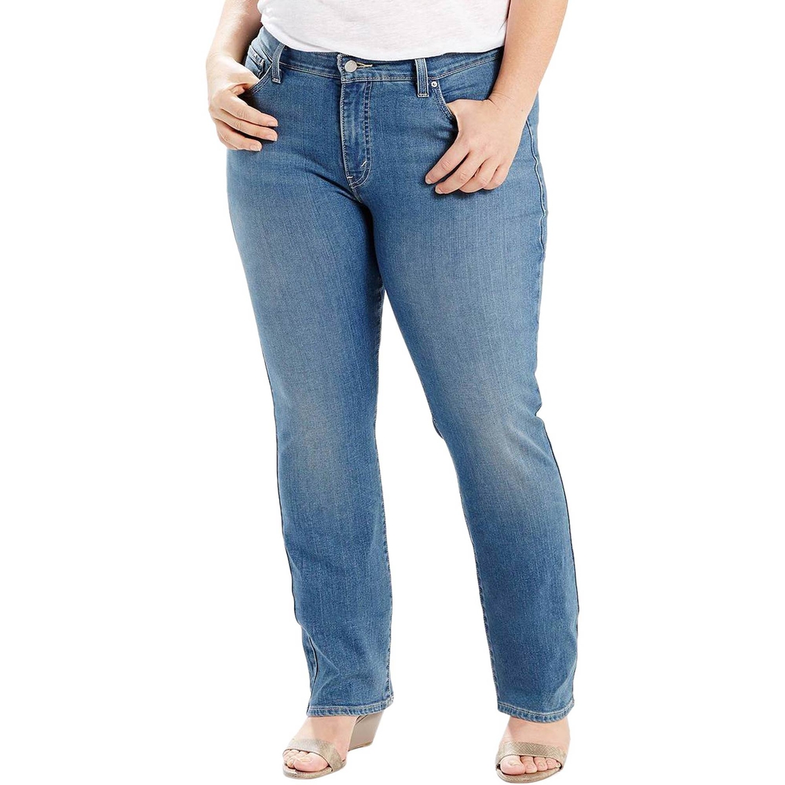 Levi's Plus Size 414 Relaxed Straight 