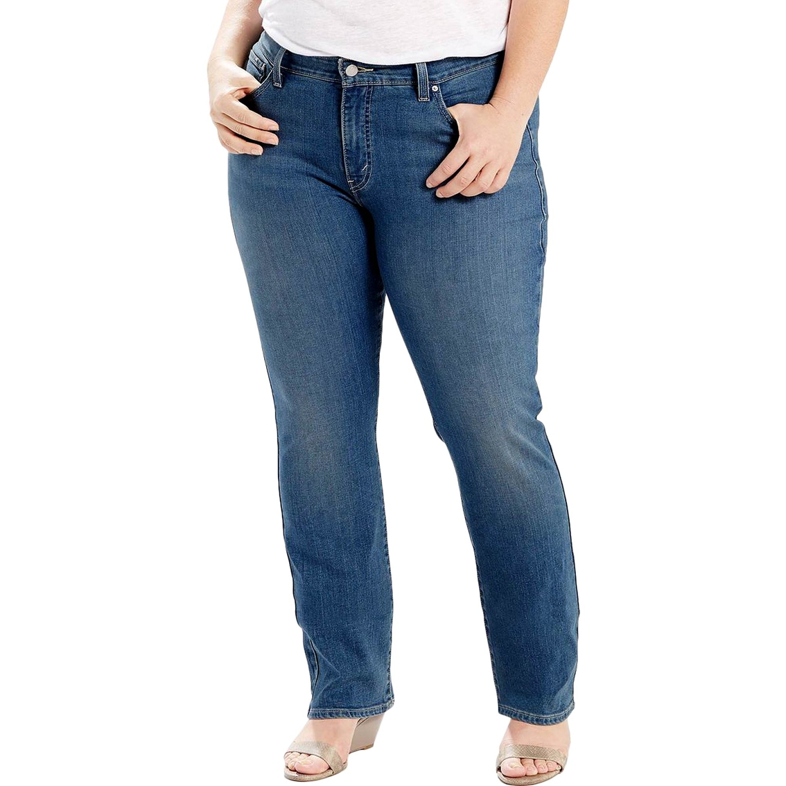 Levi's Plus Size 414 Relaxed Straight Jeans | Saturday - Wk 77 | Shop ...