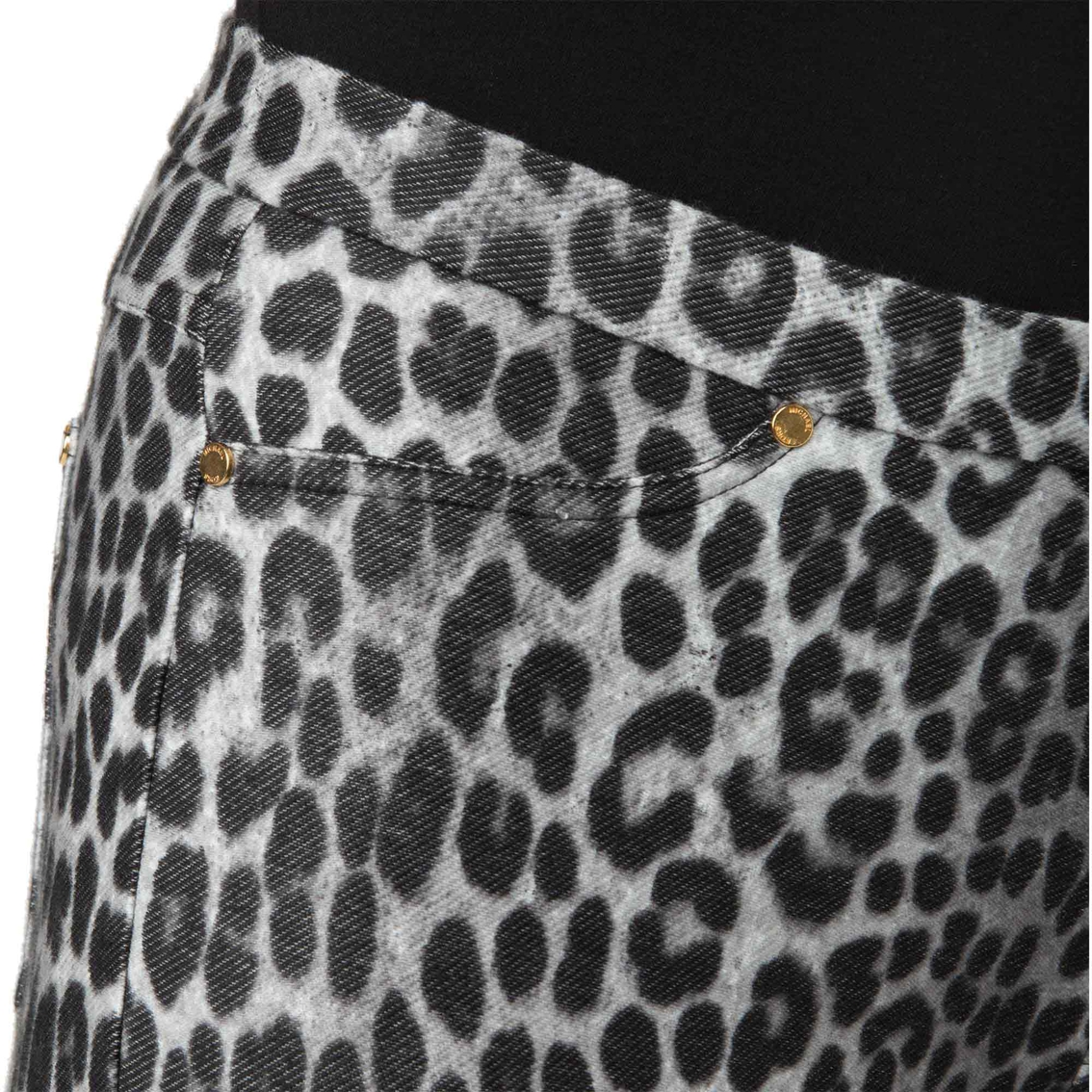 Michael Kors Panther Print Stretch Twill Leggings, Leggings, Clothing &  Accessories