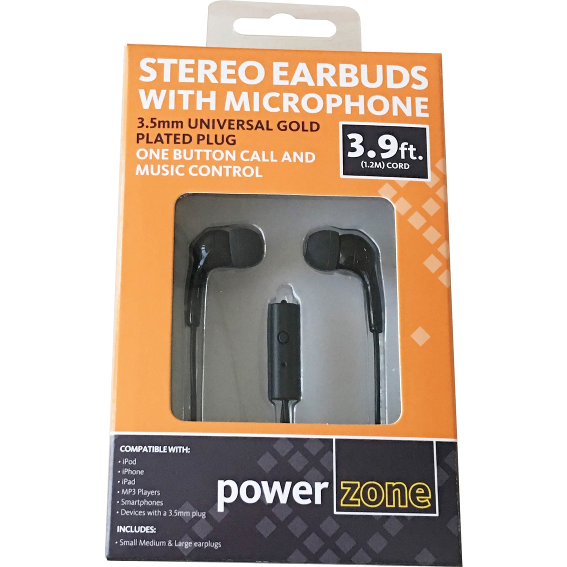 Powerzone Stereo Earphones With Mic | Headsets | Electronics | Shop The  Exchange