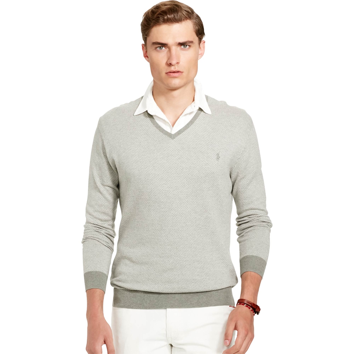 Polo Ralph Lauren Herringbone Pima Sweater | Shirts | Clothing ...