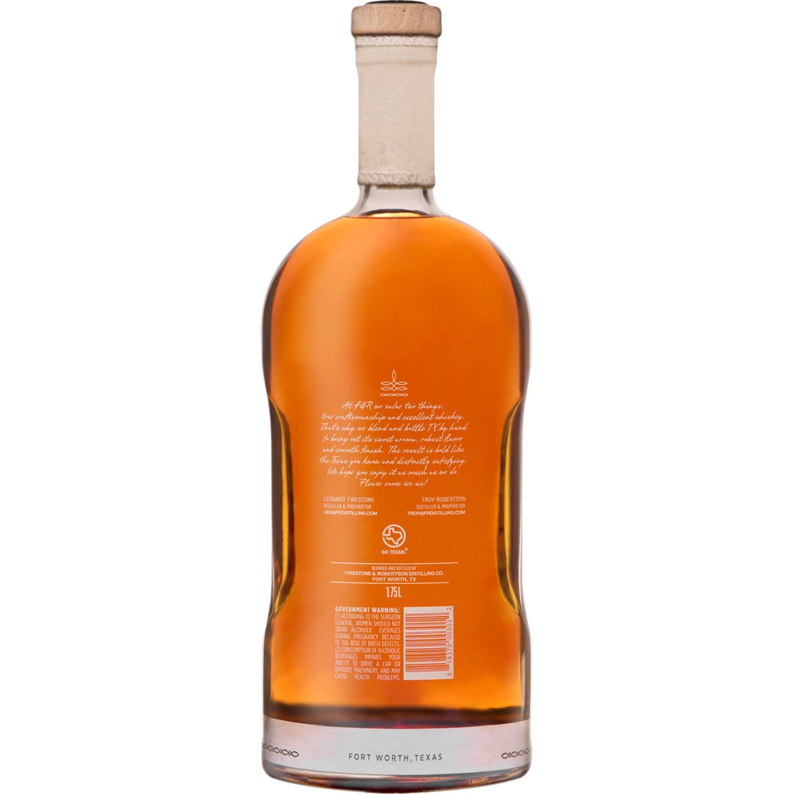 TX Whiskey 1.75L - Image 2 of 2