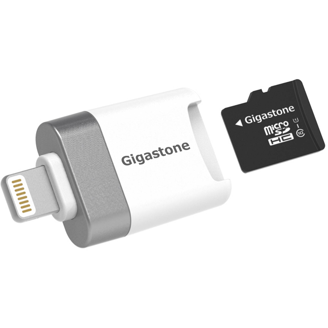 Gigastone Microsd Card Reader With Lightning Connector For Apple Iphone/ipad, Audio Accessories, Electronics