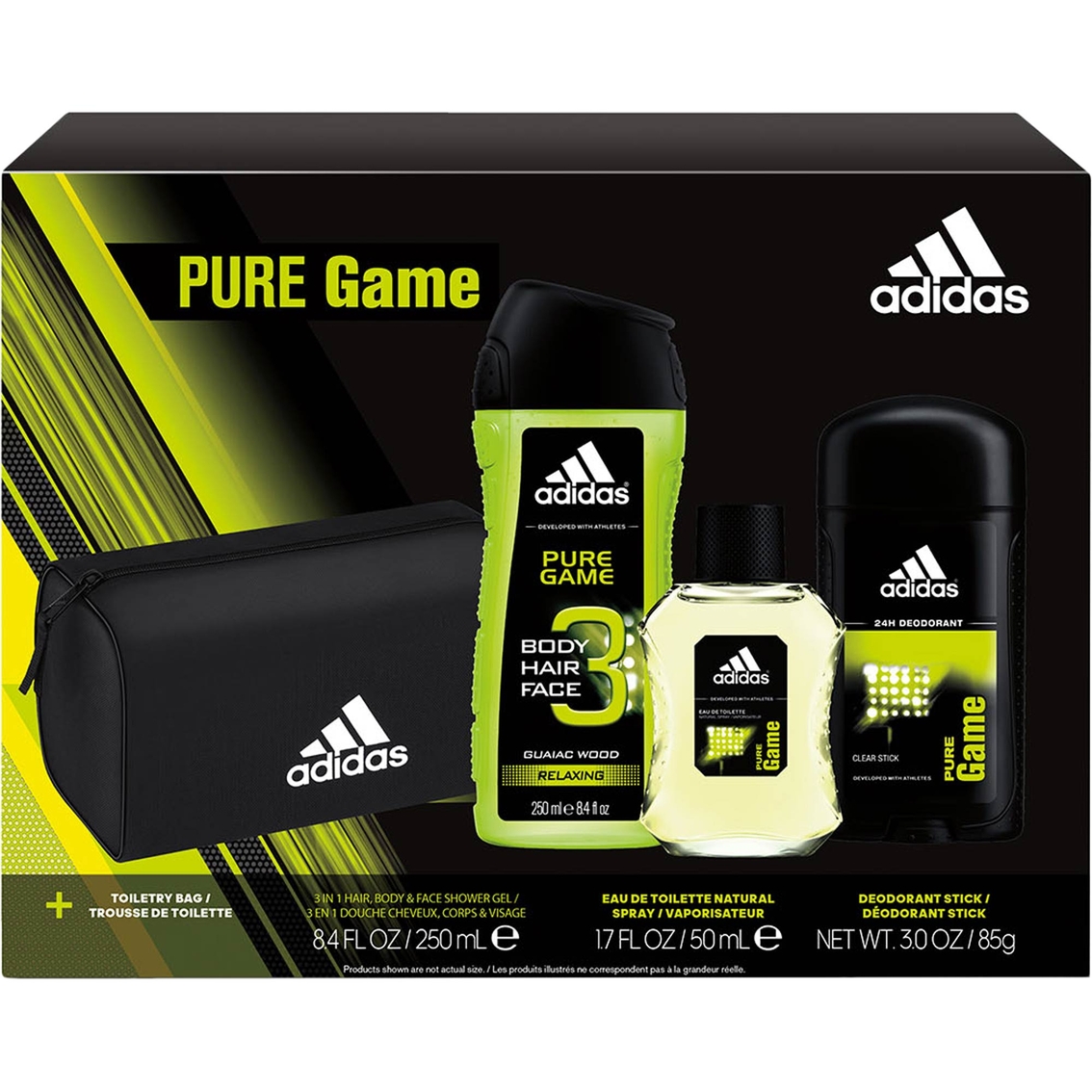 adidas pure game gift set