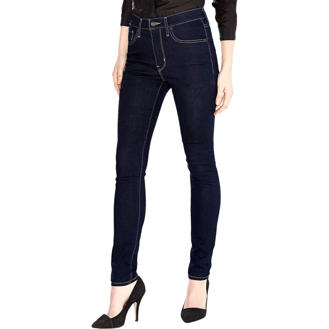 High rise skinny jeans levis