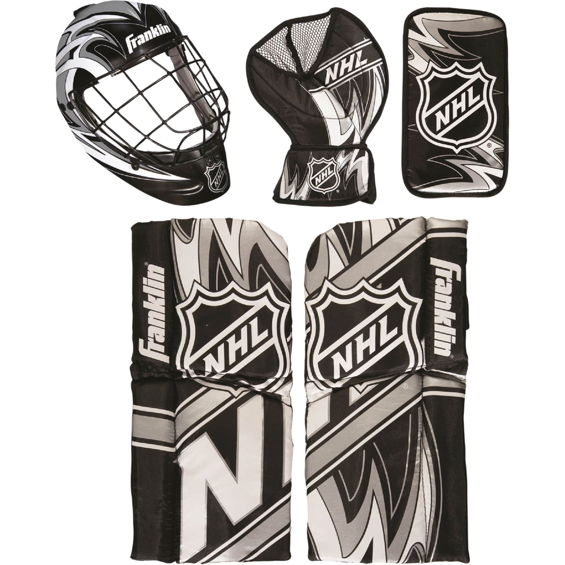 Franklin Sports NHL Mini Hockey Goalie Equipment and Mask Set - Image 2 of 4