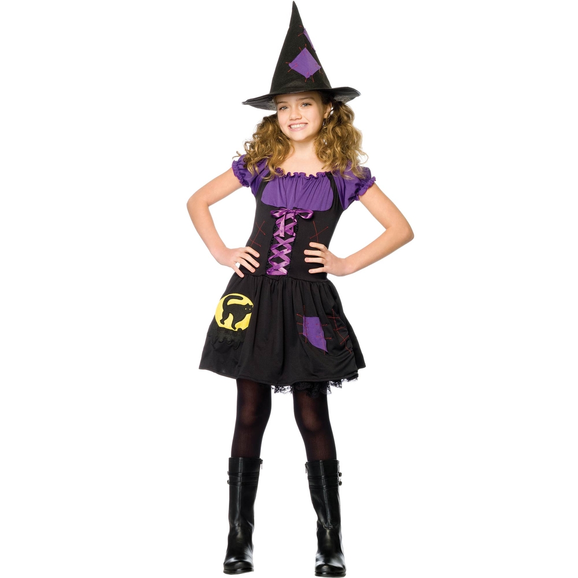 Leg Avenue Girls Enchanted Black Cat Witch 2 Pc. Costume | Atg Archive ...