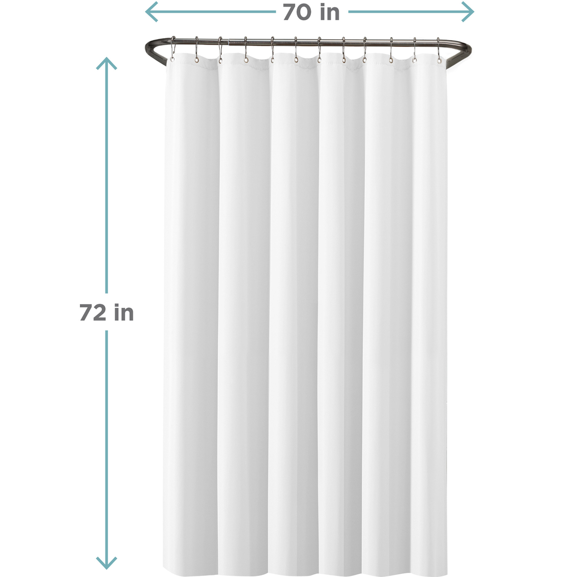 Maytex Ultimate Waterproof Fabric Shower Curtain Liner - Image 2 of 7