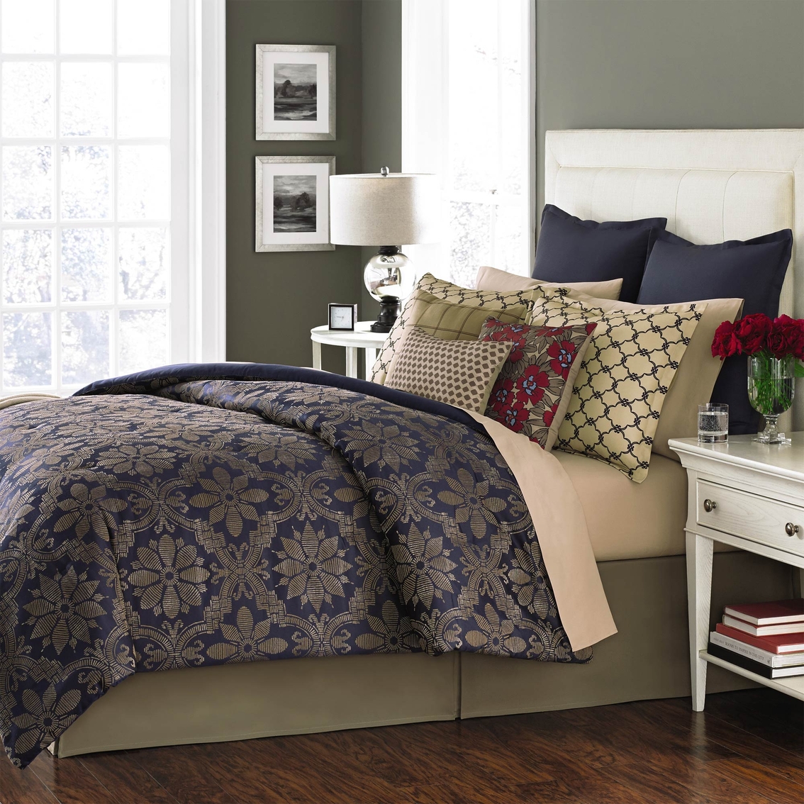 Martha Stewart Collection Rosario Comforter Set, 14 Pc. | Bedding Collections | Home ...