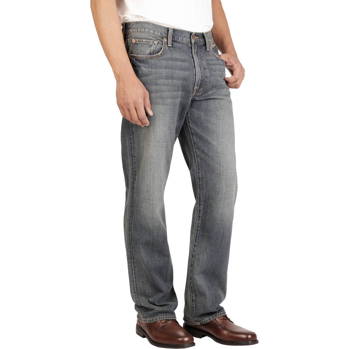 Lucky Brand 181 Relaxed Straight-r Denim Jeans, Jeans, Clothing &  Accessories