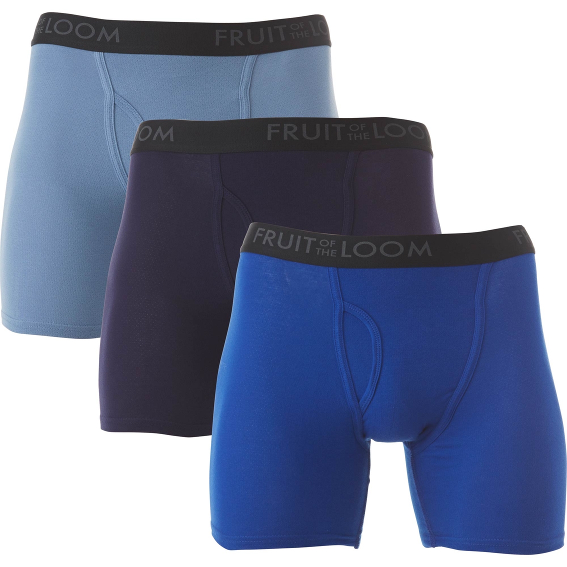 Fruit Of The Loom Breathable Lightweight Micro Mesh Short Leg Boxer Briefs  3 Pk., Underwear, Clothing & Accessories