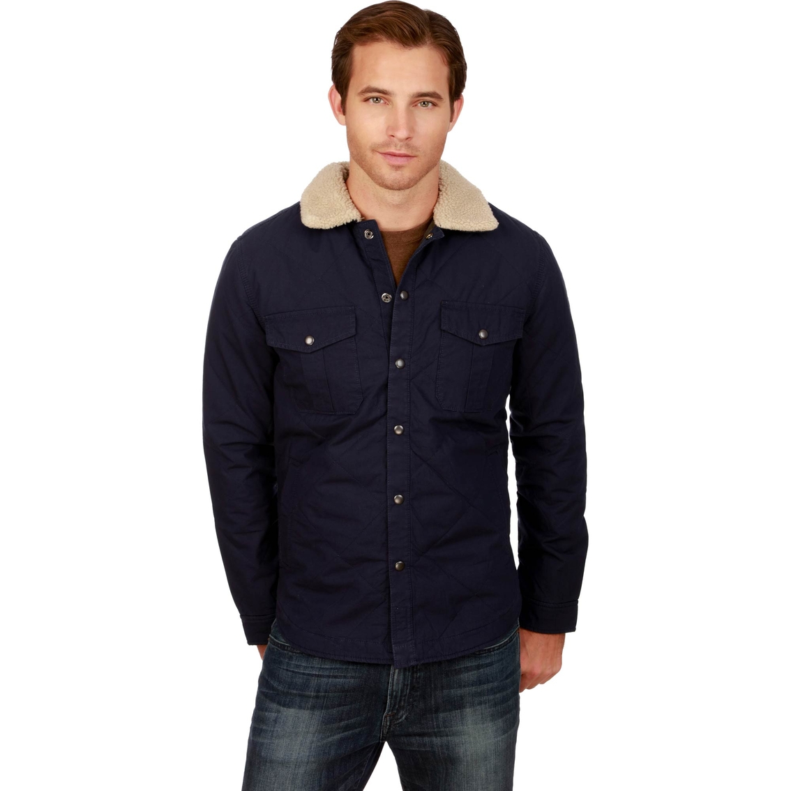 Lucky Brand Sherpa Lined Overshirt | Shirts | Clothing & Accessories ...