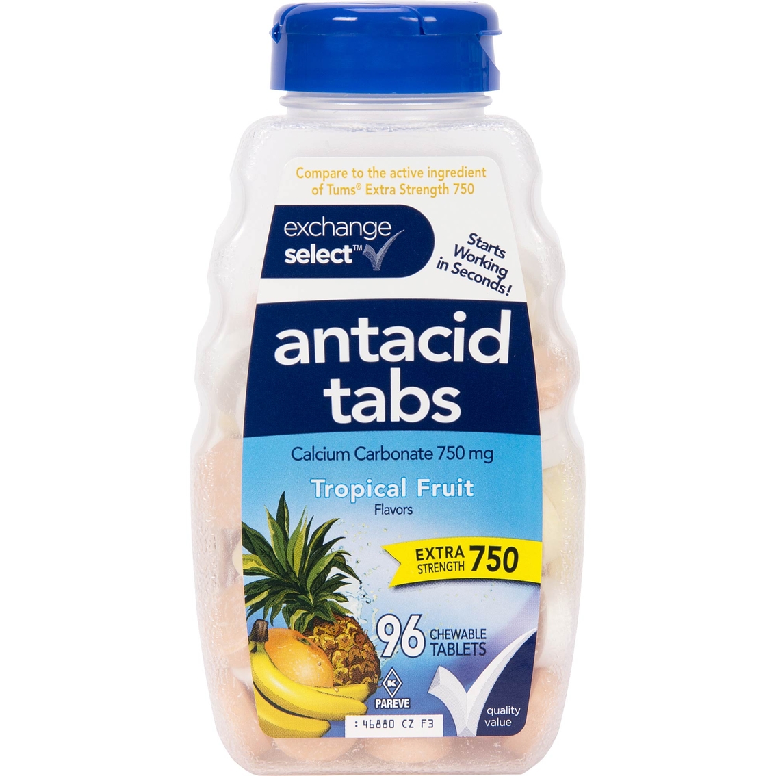 exchange select chewable antacid tablets | digestive health & nausea