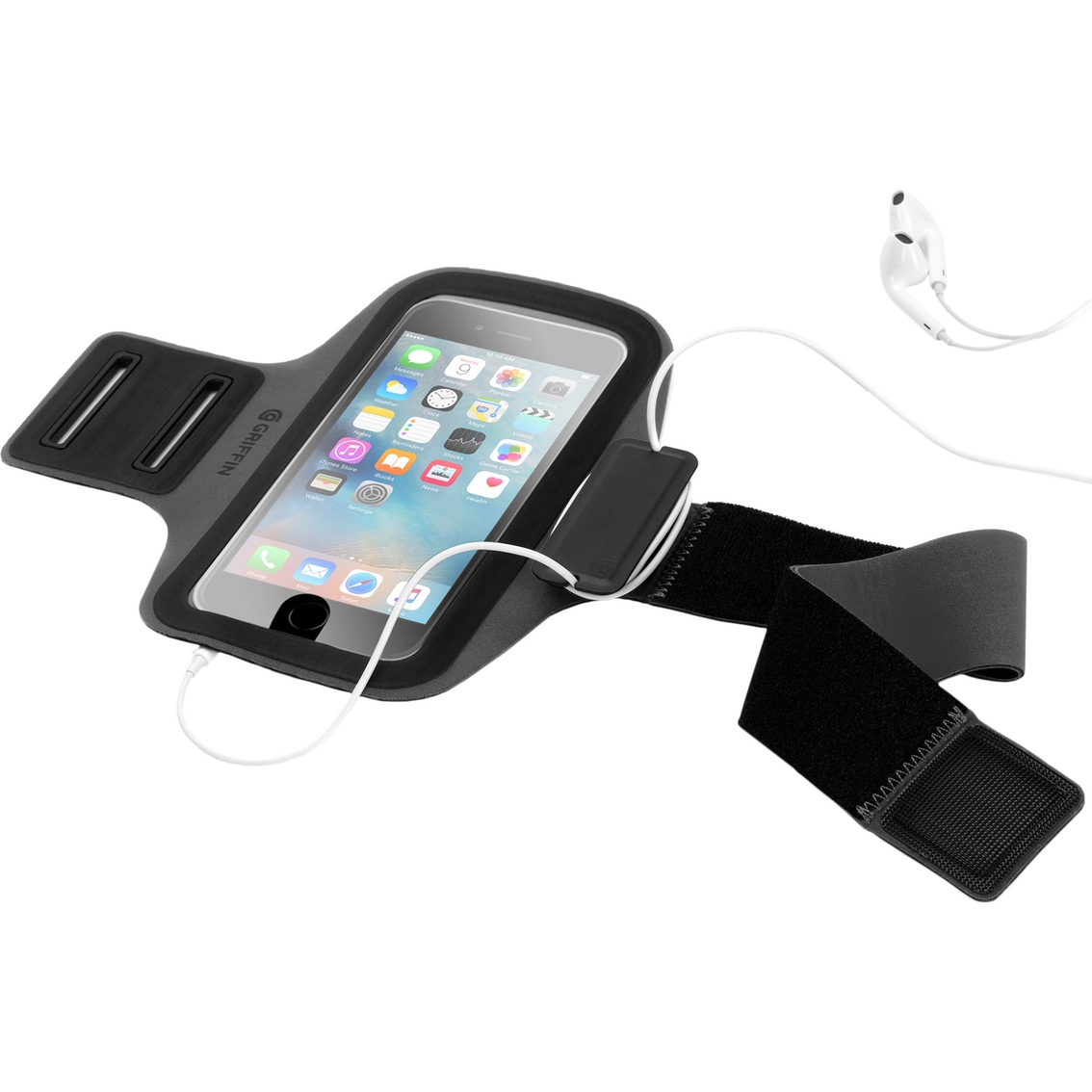 Griffin Trainer Plus Armband for iPhone 6 or 6s Black/Gray - Image 2 of 2
