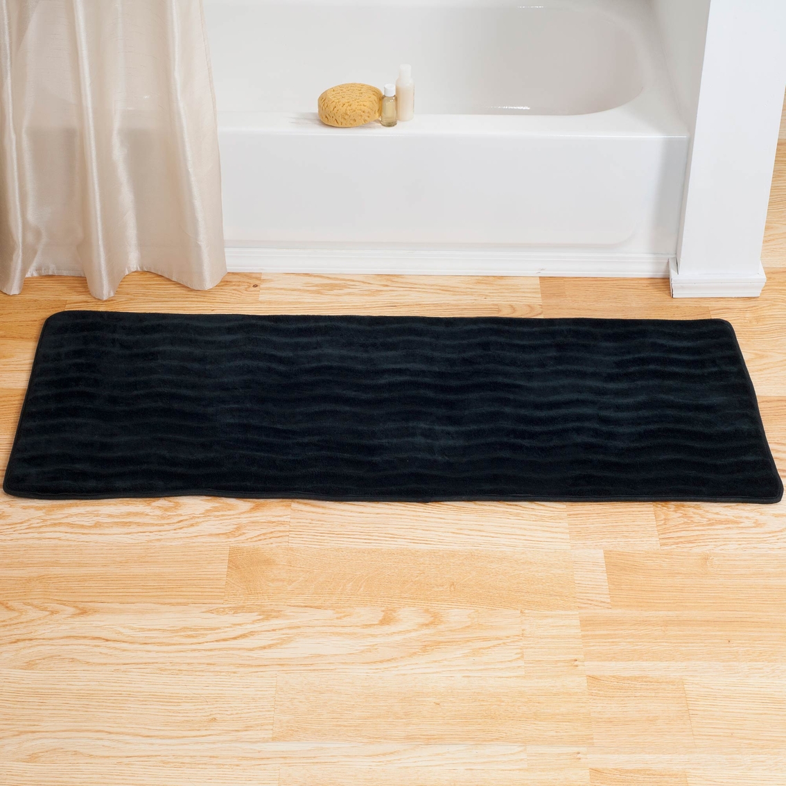 Lavish Home Extra Long Bath Rug Mat - Image 3 of 3