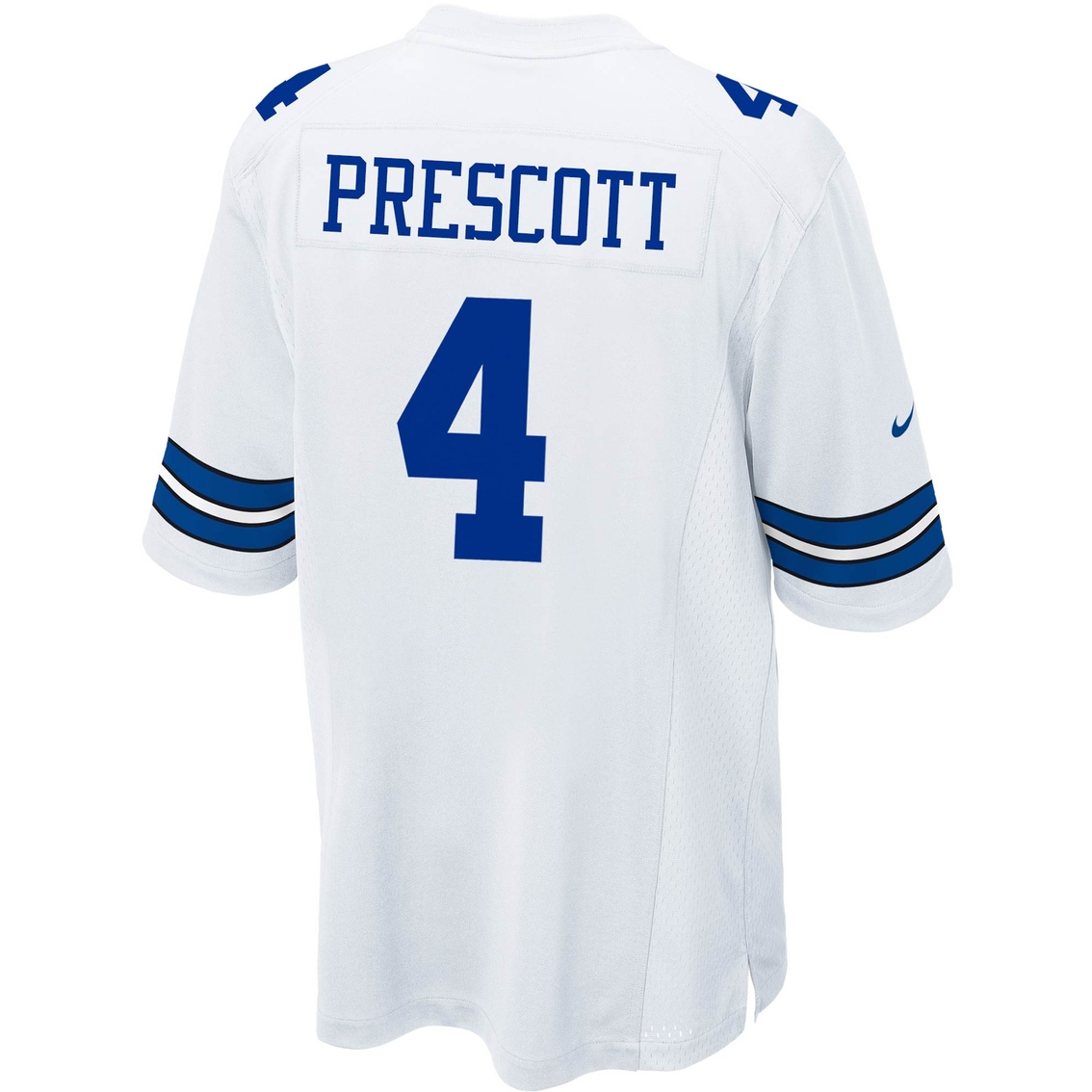 Nike NFL Dallas Cowboys Prescott Game Jersey, White - Image 2 of 2