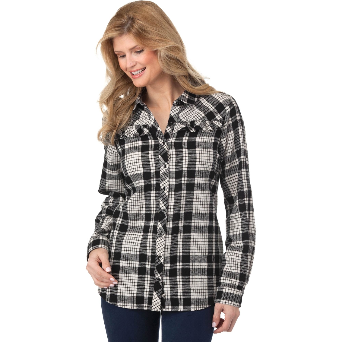 Gh Bass Cotton Plaid Top | Casual Shirts | Clothing & Accessories ...