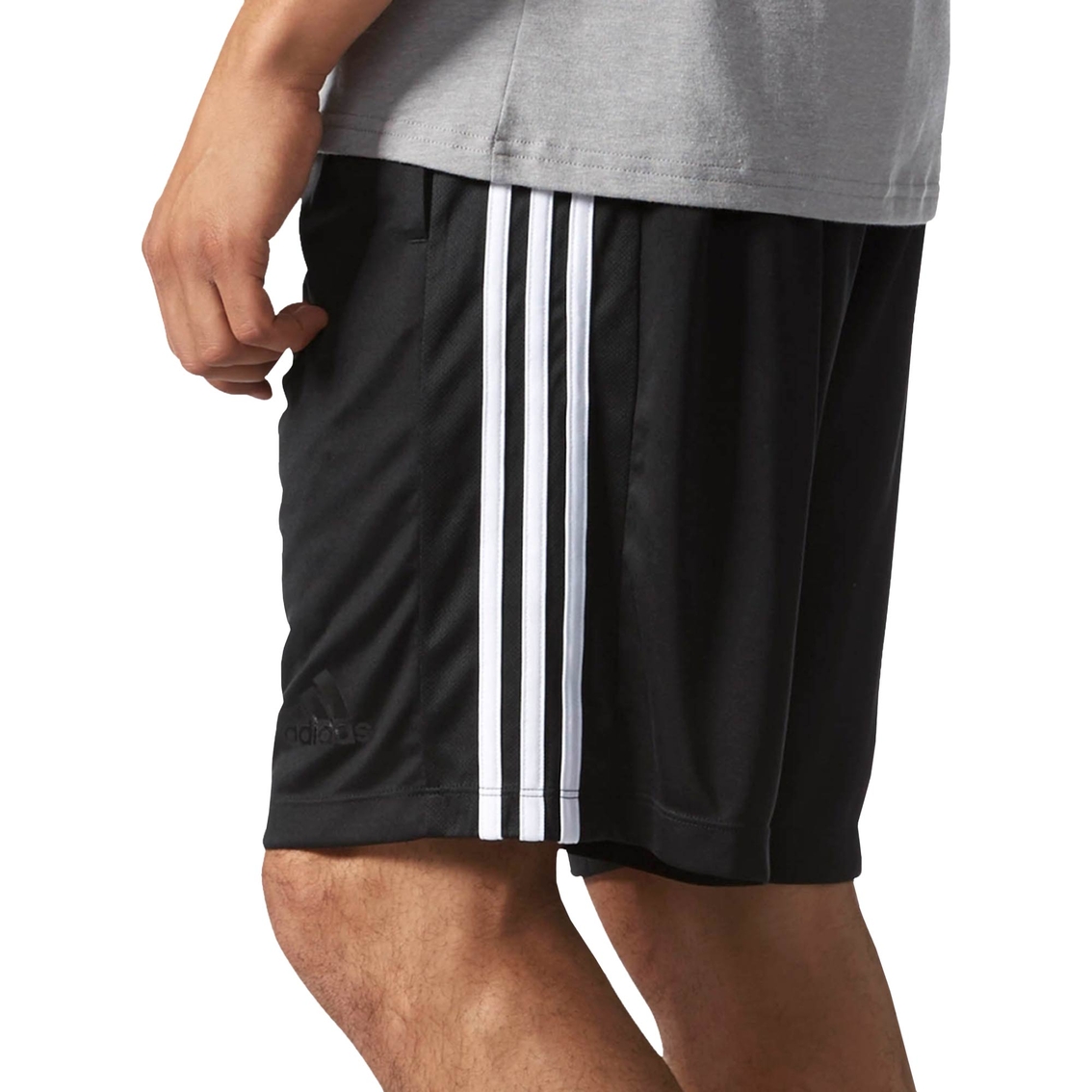 adidas Designed 2 Move 3 Stripes Shorts - Image 3 of 4