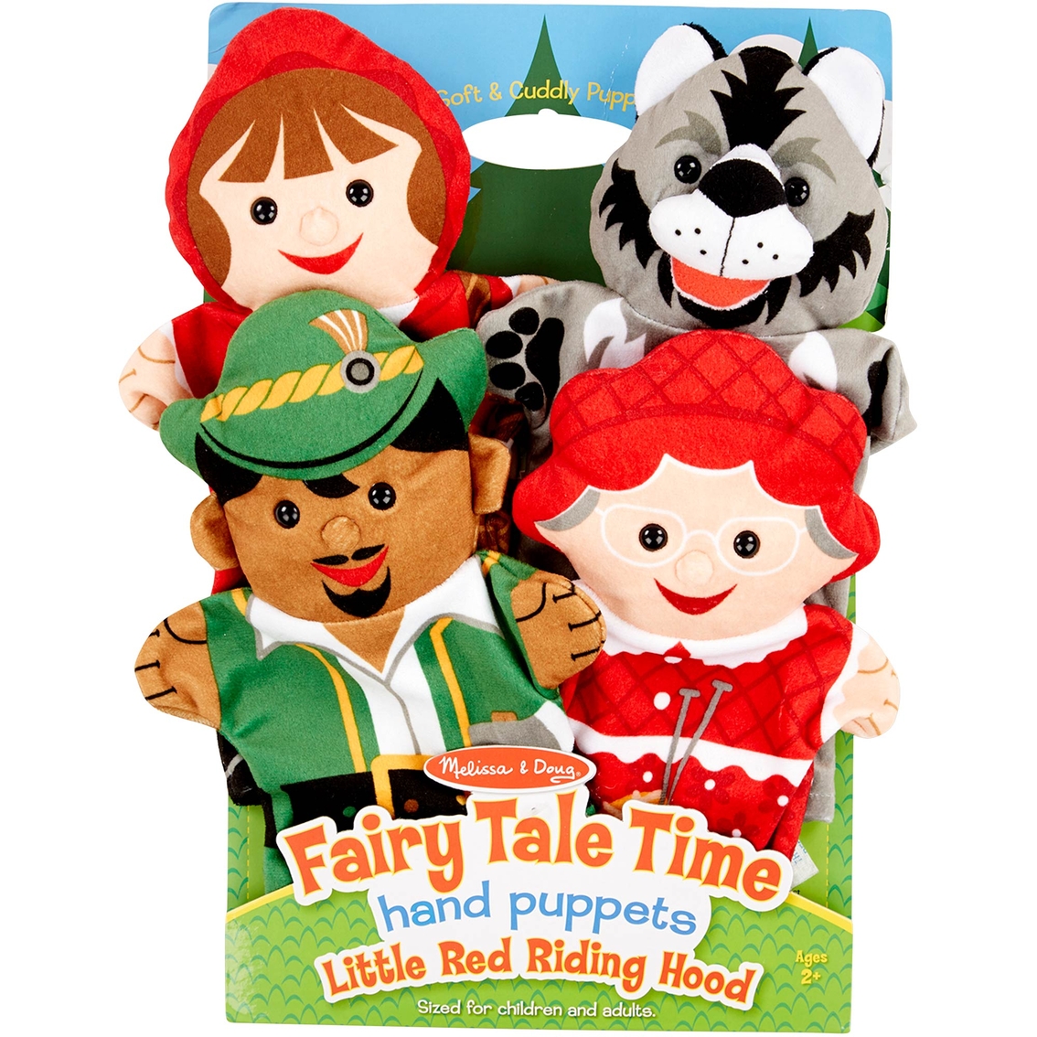 Melissa & Doug Fairy Tale Time Little Red Riding Hood 4pcs Hand Puppets for sale online 