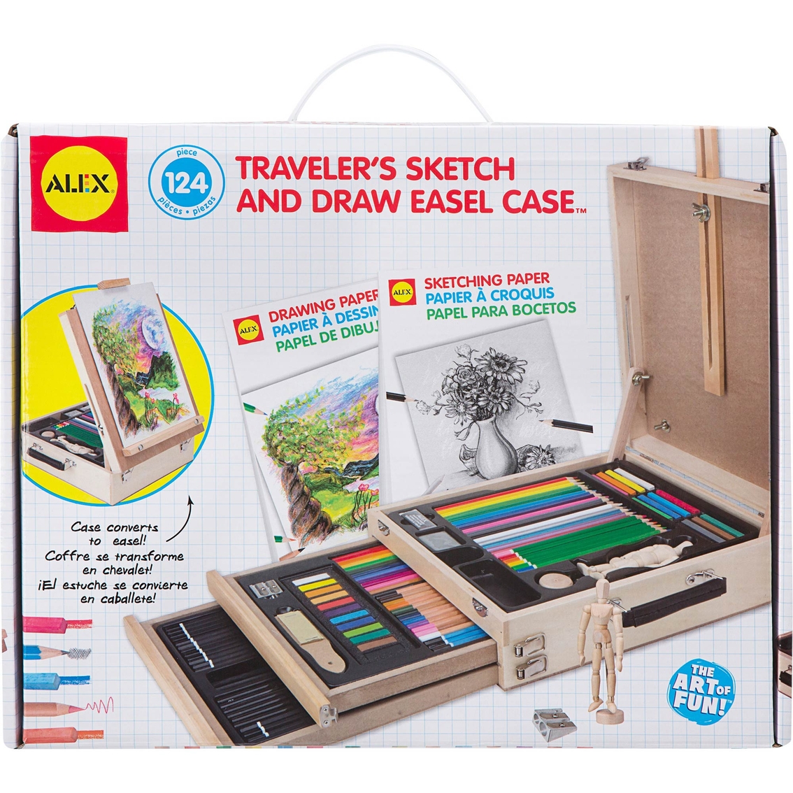 Alex Toys Artist Studio Traveler S Sketch And Draw Easel Case