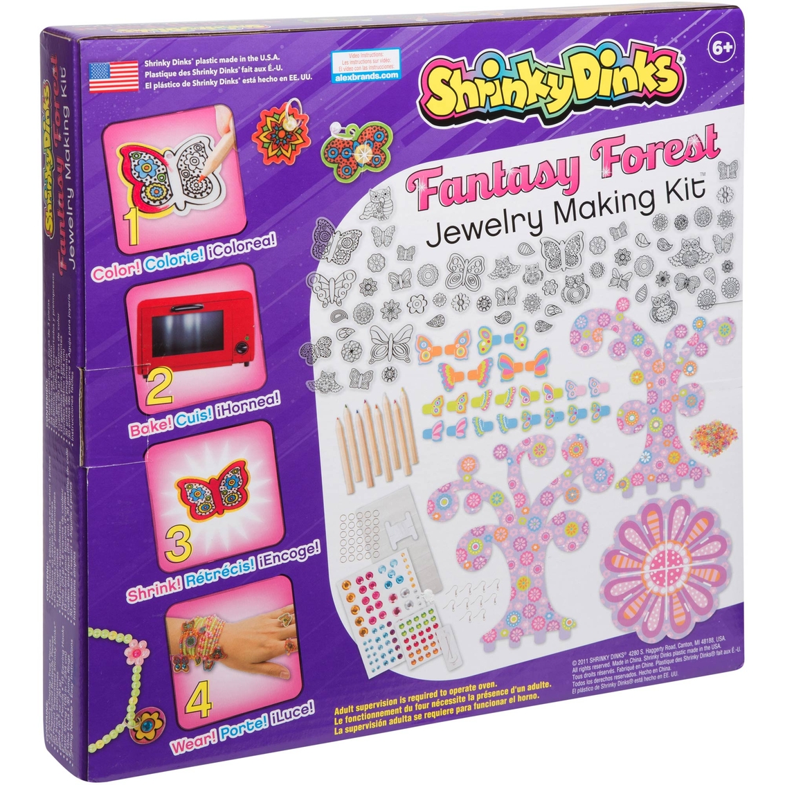 Shrinky Dinks Fantasy Forest Jewelry & Beading Kit, Craft Kits, Baby &  Toys
