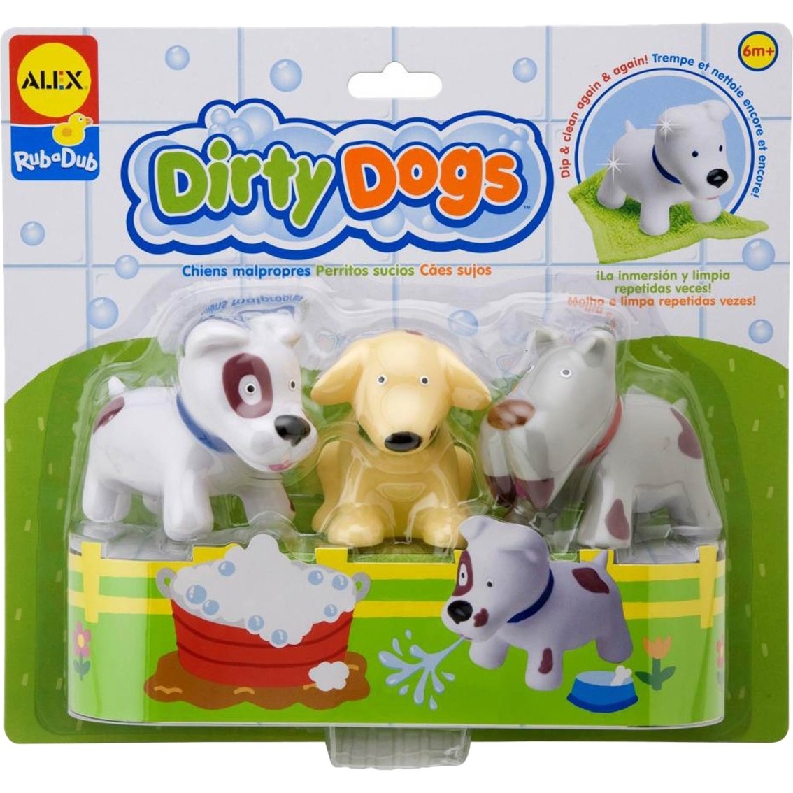 Alex Toys Rub A Dub Dirty Dogs, Bath Toys, Baby & Toys