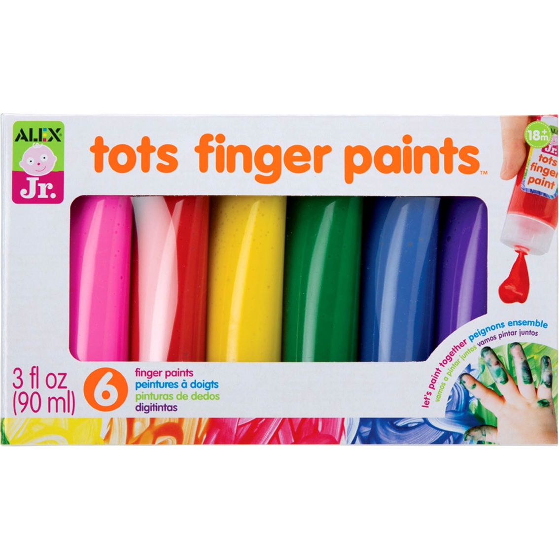 Alex Toys Jr. 6 Tots Finger Paints, Painting, Baby & Toys