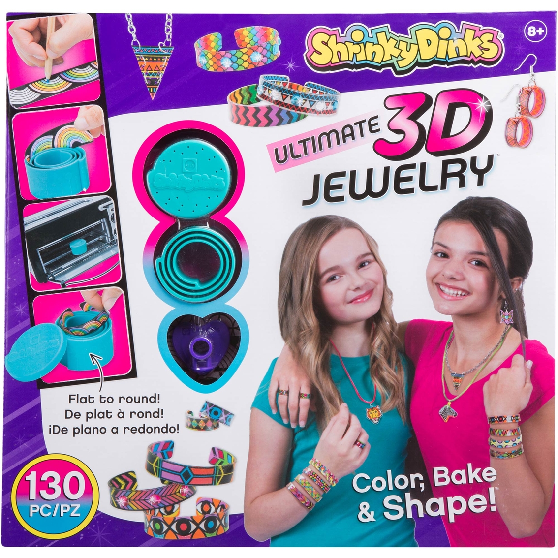 Shrinky Dinks Ultimate Bake And Shape 3d Jewelry Kit