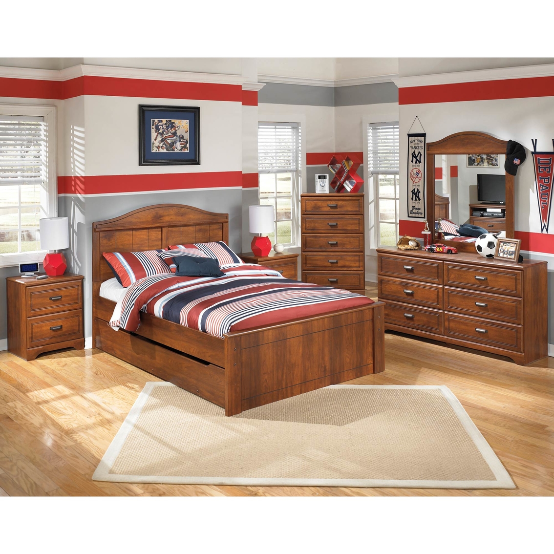 Ashley Barchan Trundle Bed - Image 4 of 4