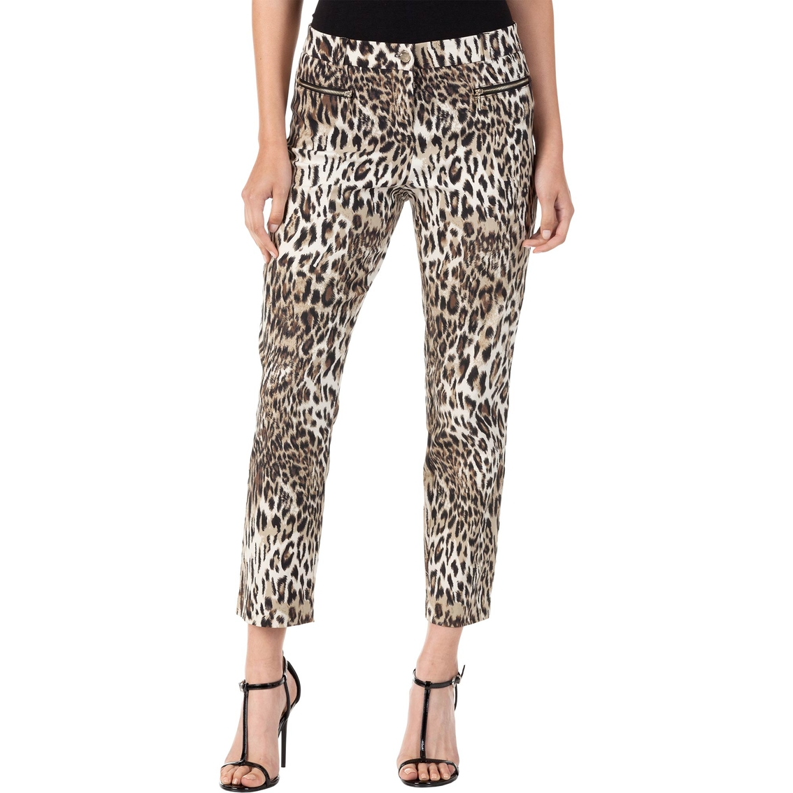 Thalia Sodi Leopard Print Cropped Pants | Pants | Clothing ...