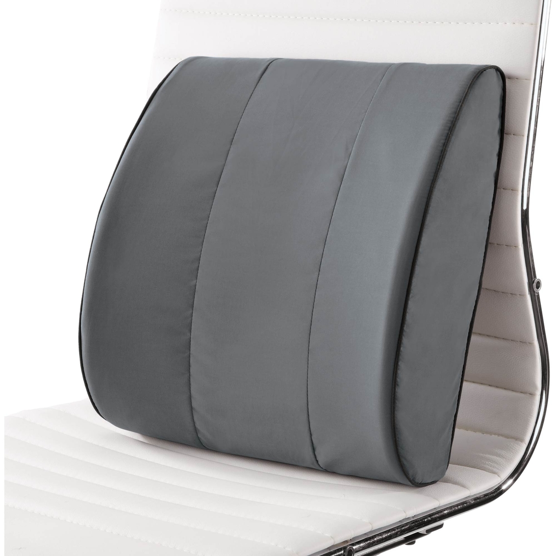 Brookstone Full Back Contoured Lumbar Support Cushion, Pure Memory