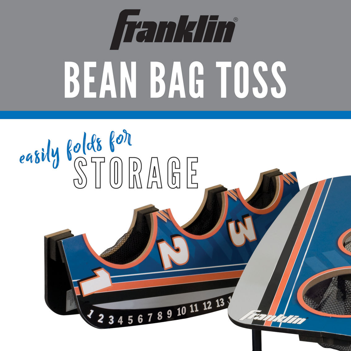Franklin Sports Folding 3-Hole Bean Bag Toss Set - Image 3 of 6