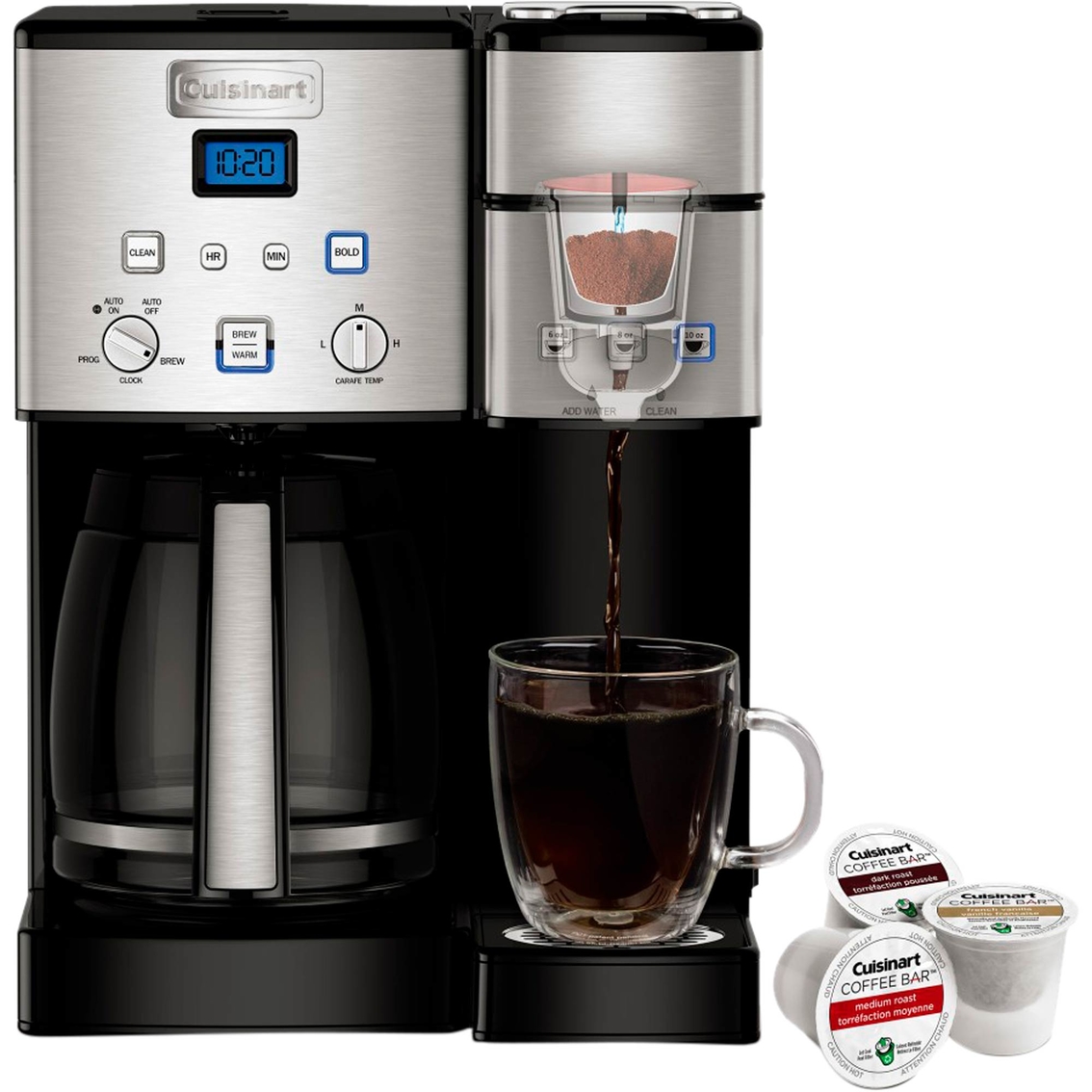 Cuisinart Coffee Center 12 Cup Coffeemaker and Single-Serve Brewer - Image 3 of 6