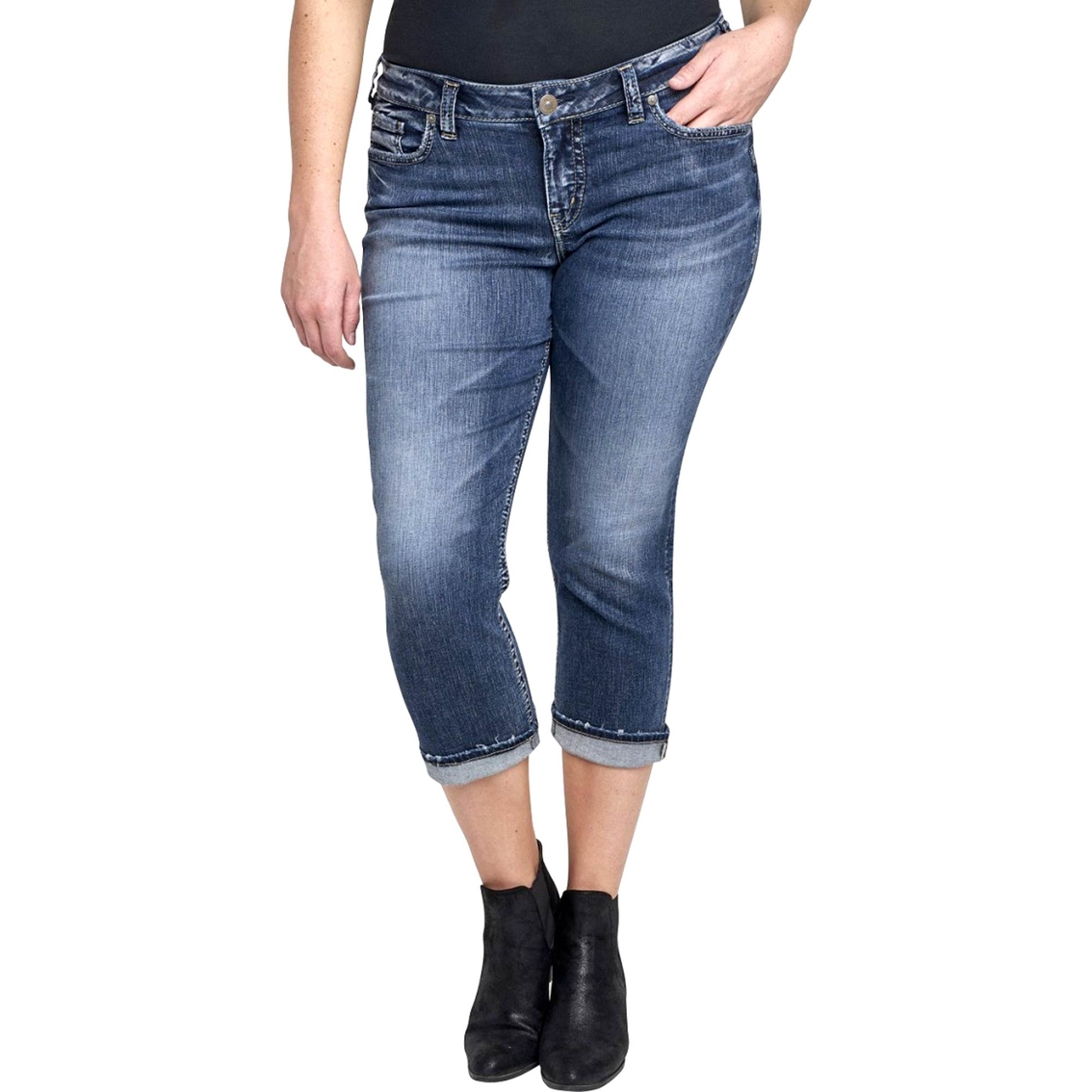 Silver Jeans Plus Size Suki Capris | Pants & Capris | Clothing ...
