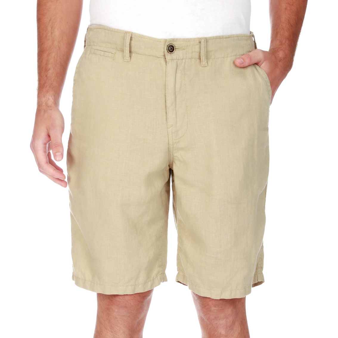 Lucky Brand Flat Front Linen Shorts, Shorts