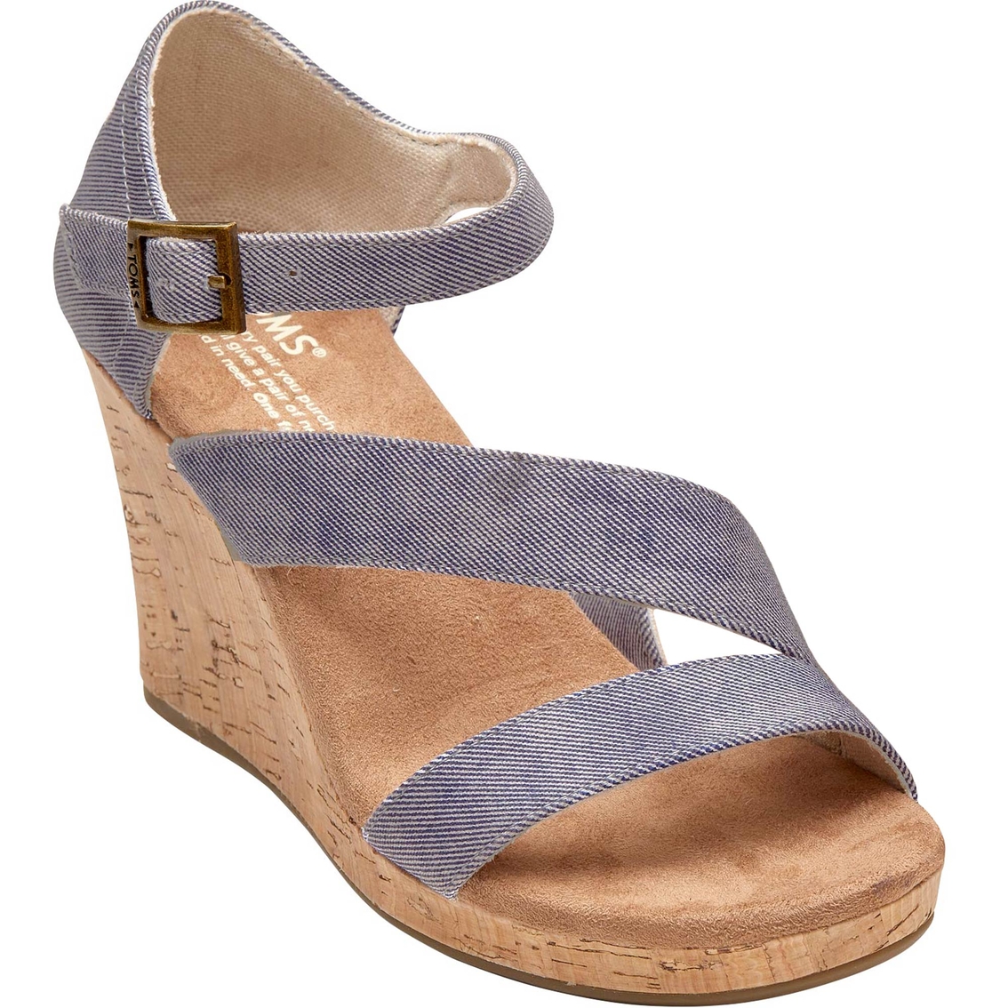 Toms Clarissa Wedge Style Sandal With 