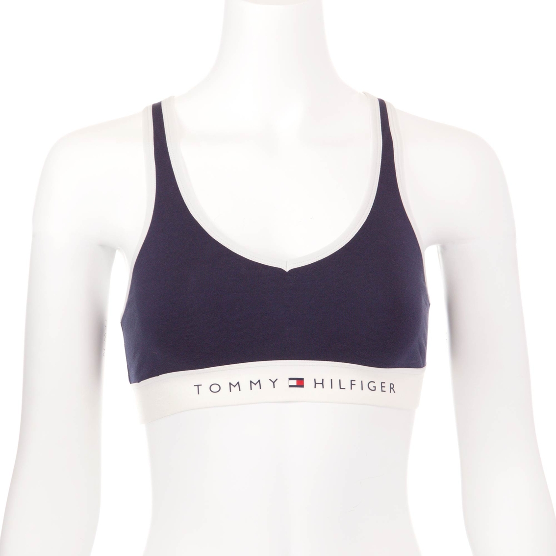 Tommy Hilfiger Lounge Logo Band Sports Bra, Bras, Clothing & Accessories