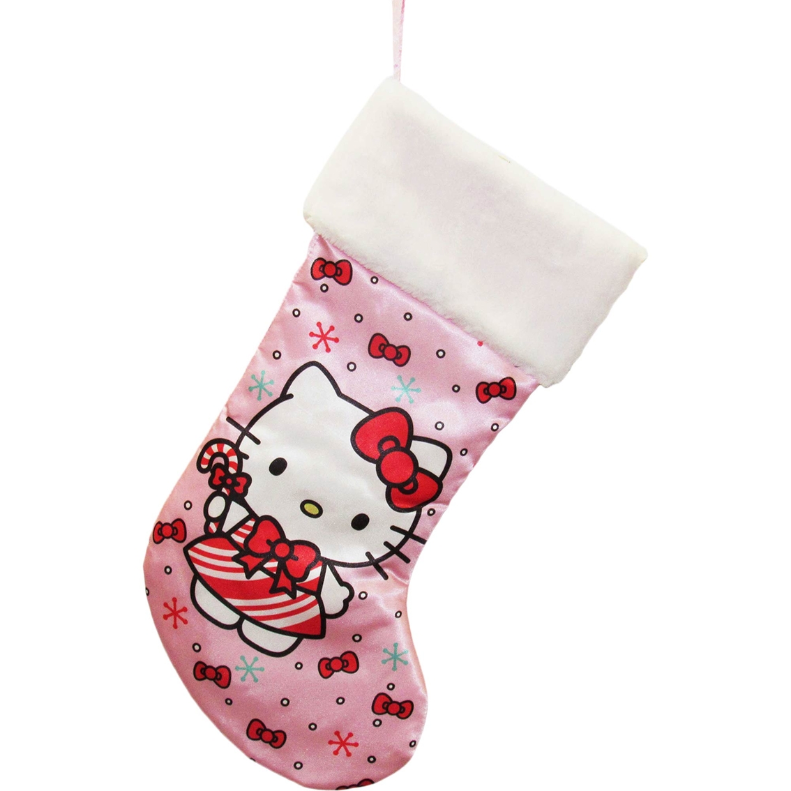 Kurt S. Adler Hello Kitty Stocking With Cuff, Christmas, Household