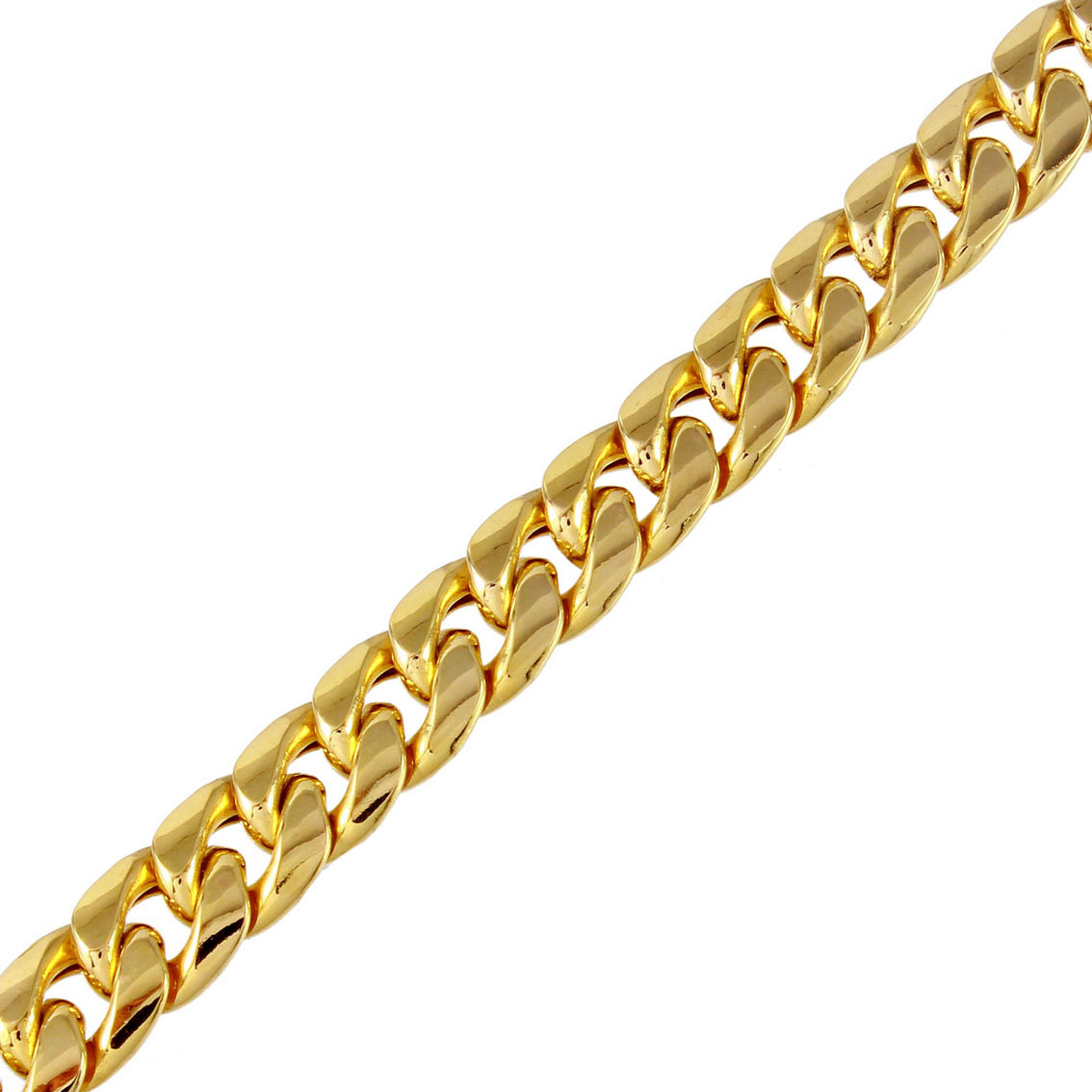 10K Yellow Gold 7.5mm Miami Cuban Link Bracelet - Image 2 of 2