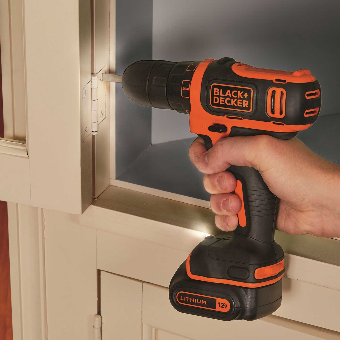 Black + Decker 12V Max Cordless Lithium Drill/Driver Project Kit - Image 5 of 10