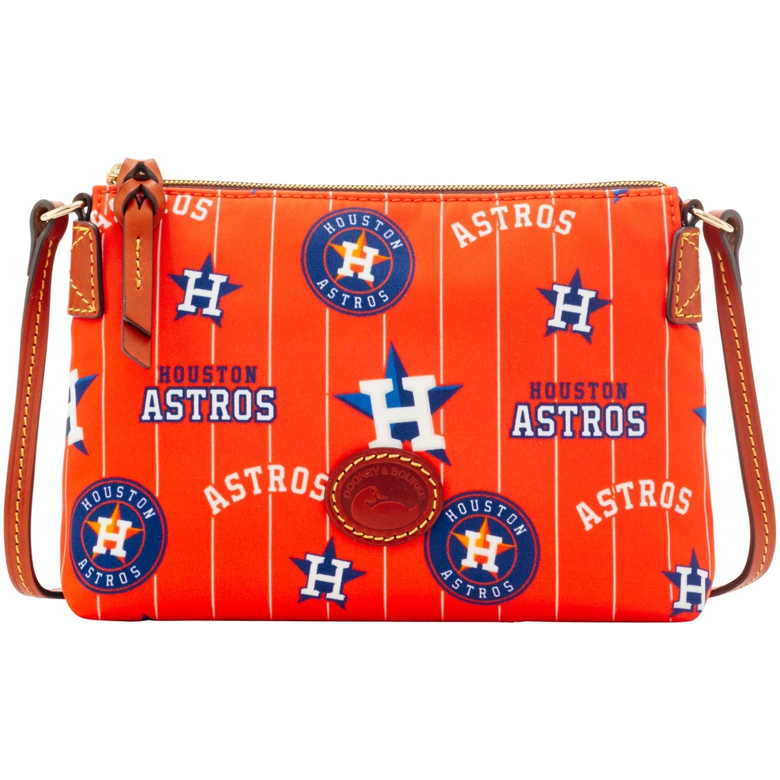 Dooney & Bourke Mlb Houston Astros Crossbody Pouchette, Crossbody Bags, Clothing & Accessories
