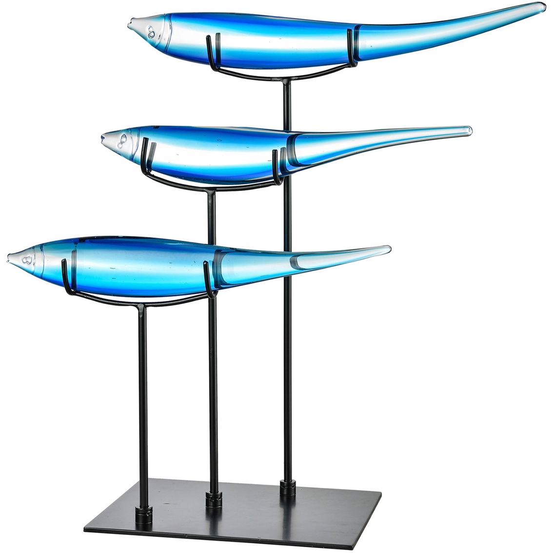 Dale Tiffany Aquatic 3 pc. Blue Fish Figurine