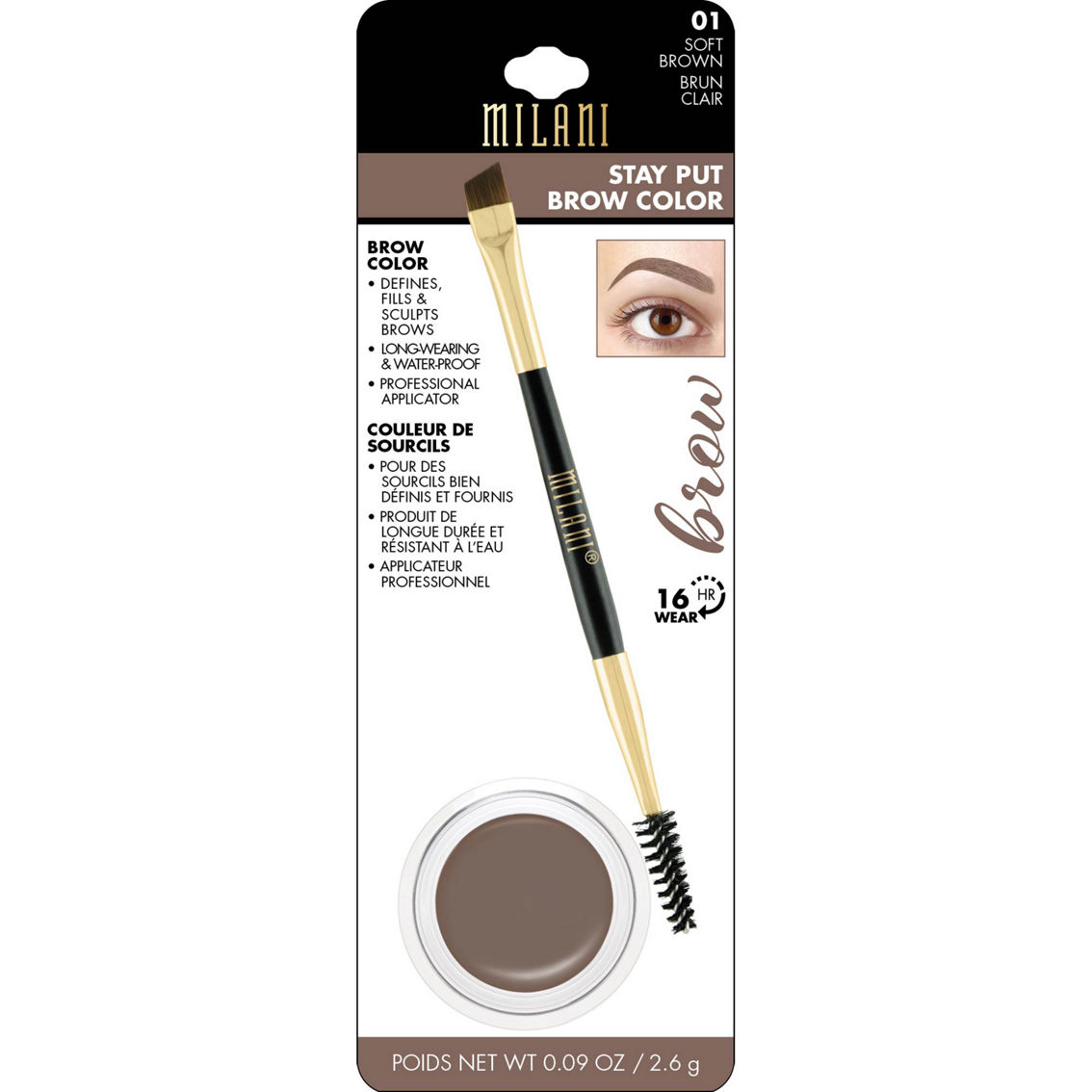 Milani Stay Put Brow Color | Brows | Beauty & Health | Shop The Exchange