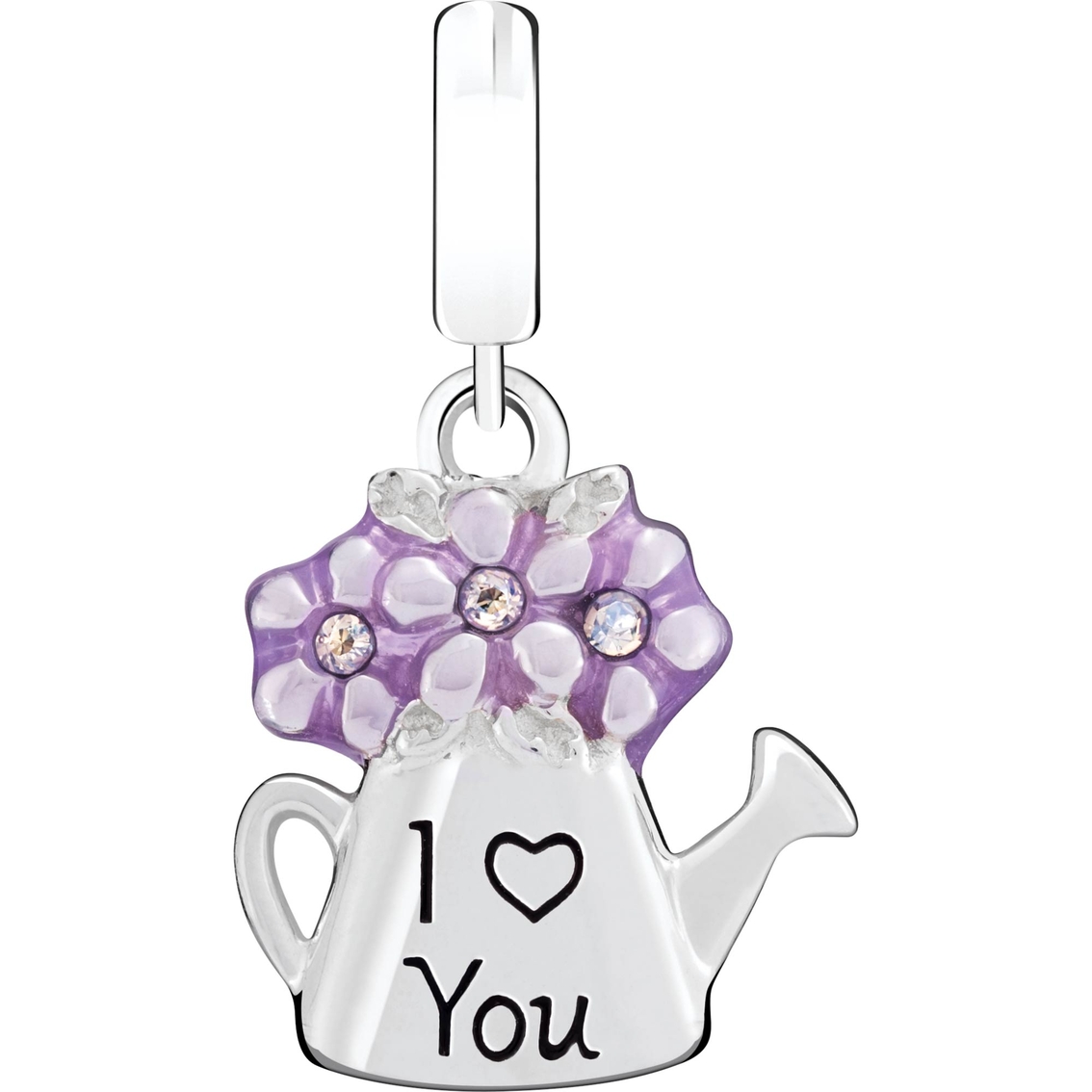 Chamilia Sterling Silver Watering Can Love You Mom Charm - Image 3 of 3