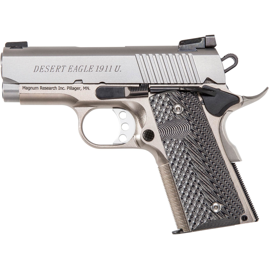 Magnum Research 1911USS Undercover 45 ACP 3 in. Barrel 6 Rds Pistol Stainless Steel - Image 2 of 2