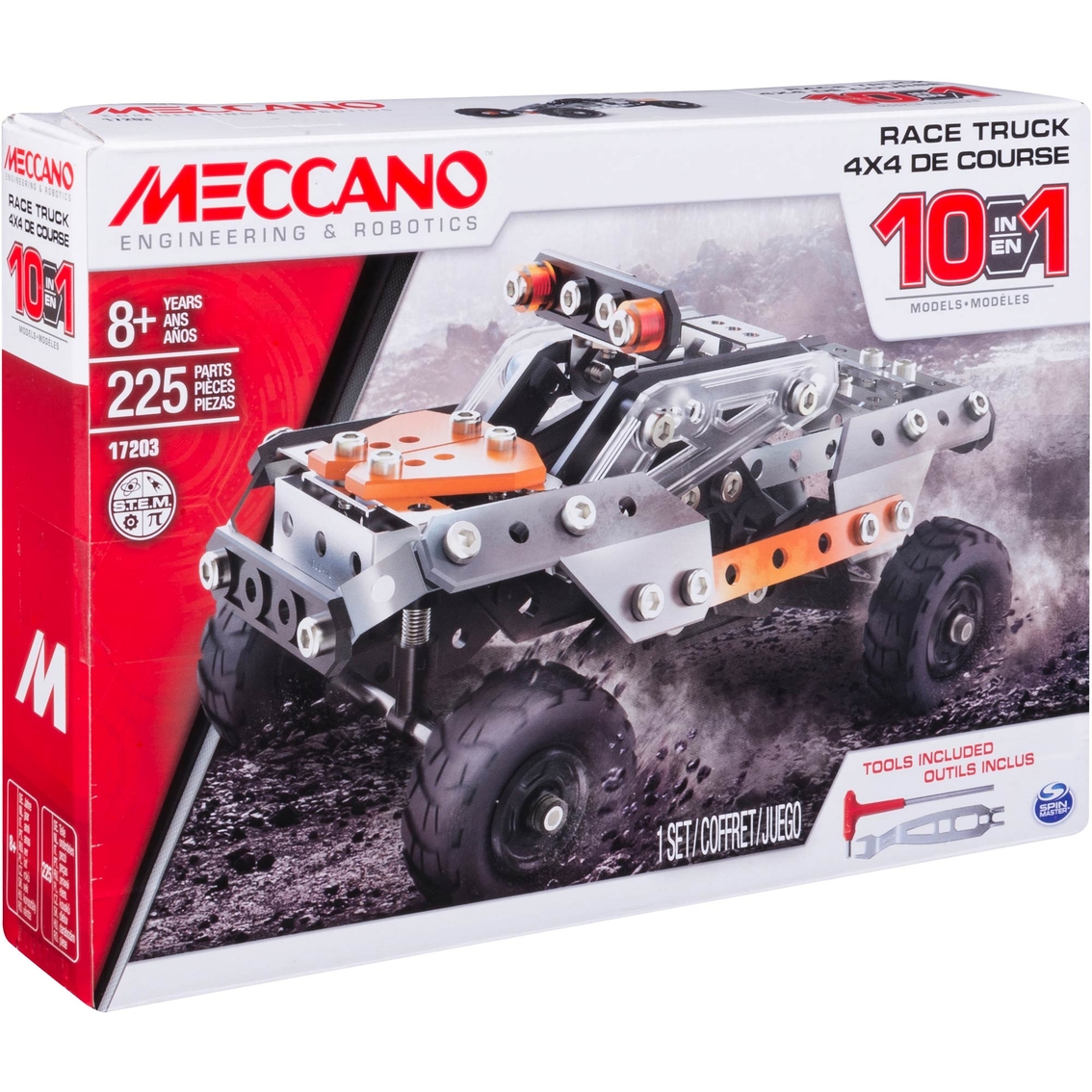 Spin Masters Meccano 10 Model Set Trophy Truck Play Vehicles