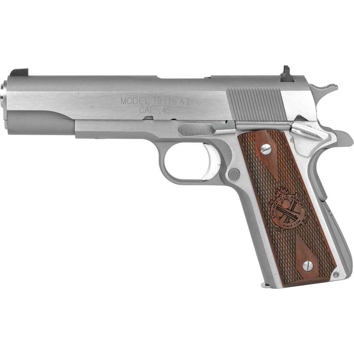 Springfield Mil-Spec 45 ACP 5 in. Barrel 7 Rd 2-Mags Pistol Stainless Steel CA Comp - Image 2 of 3