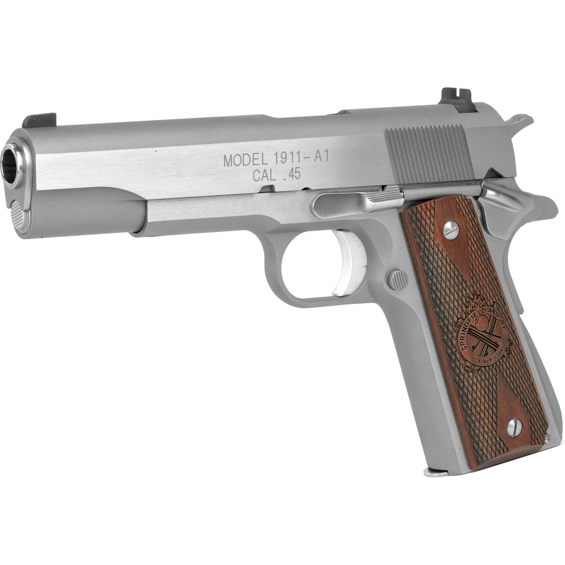 Springfield Mil-Spec 45 ACP 5 in. Barrel 7 Rd 2-Mags Pistol Stainless Steel CA Comp - Image 3 of 3