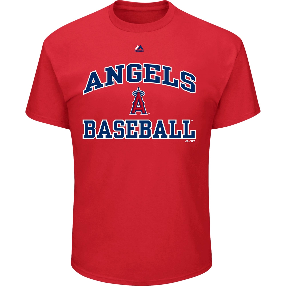 Majestic Athletic MLB Los Angeles Angels Heart and Soul Tee - Image 2 of 3